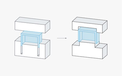 Injection Moulding: Core and Cavity Placement