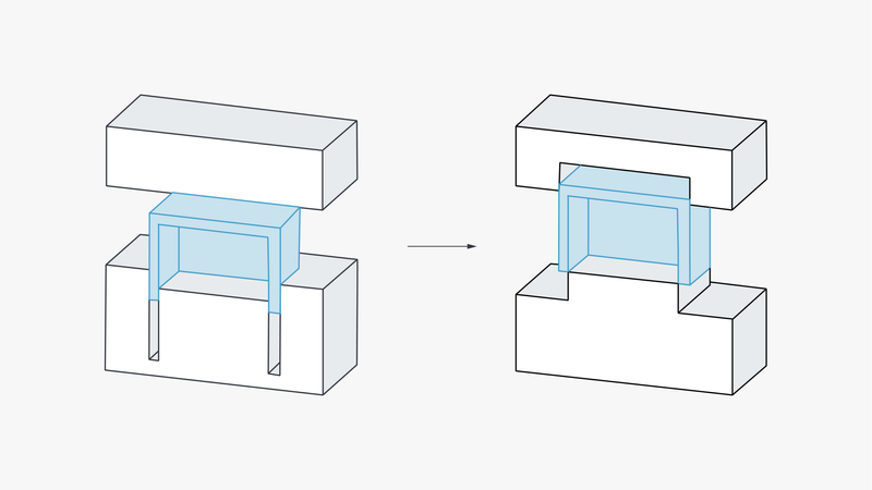 Injection Moulding: Core and Cavity Placement