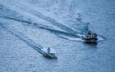 Tecnico Solar Boat with Hydrofoil control