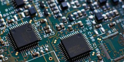 Close-up of a digital embedded system
