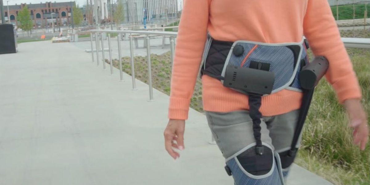 Soft robotic, wearable device improves walking for individual with Parkinson's disease