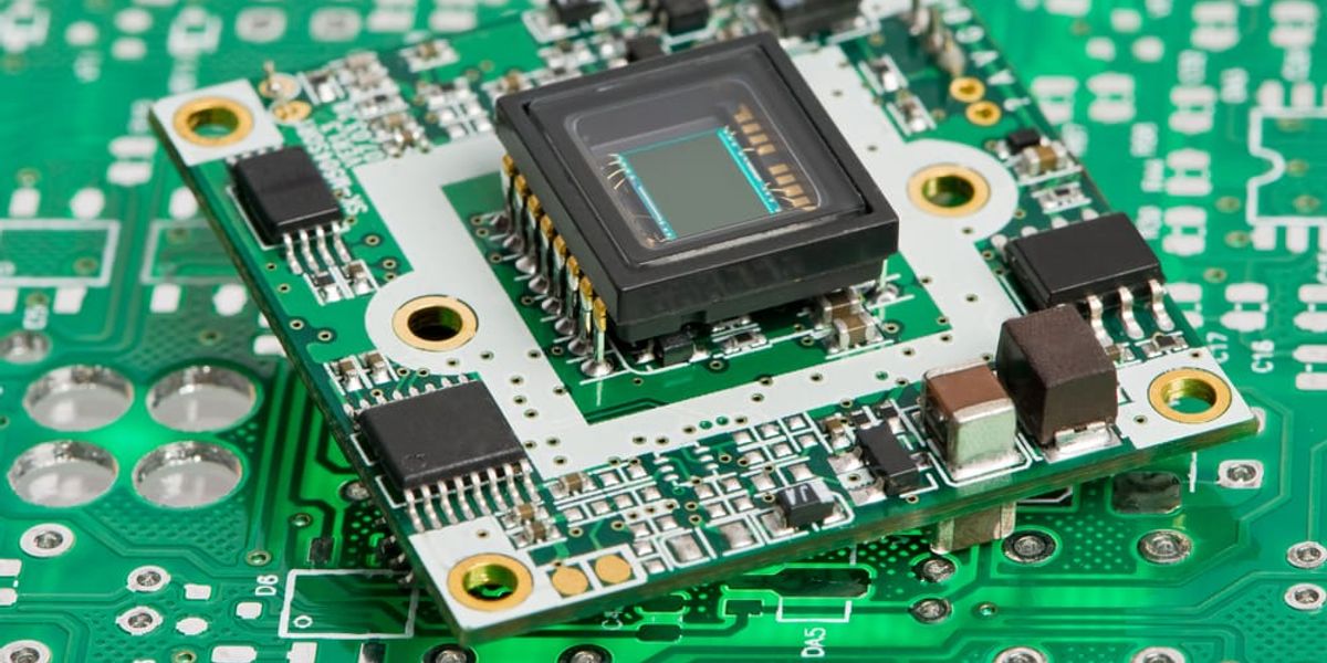 Assembled integrated microcircuit board