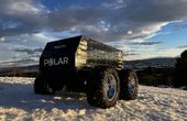 Antarctic rover performs research in the snow