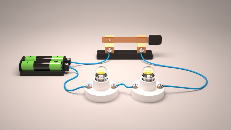 Series Electric Circuit - 3D