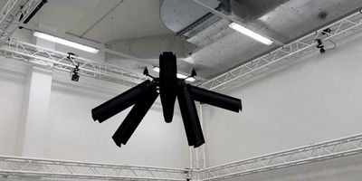 New inspection drone uses wind to lengthen flight times