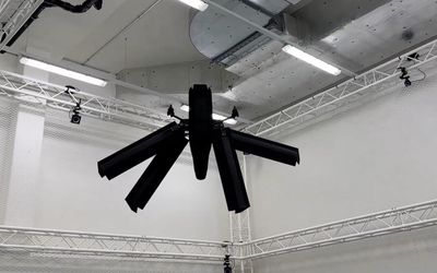 New inspection drone uses wind to lengthen flight times