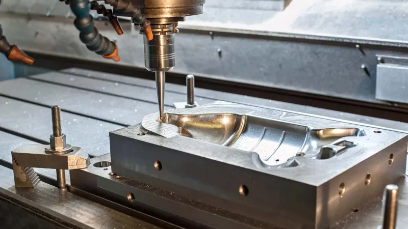CNC machining can be used to manufacture metal injection molds