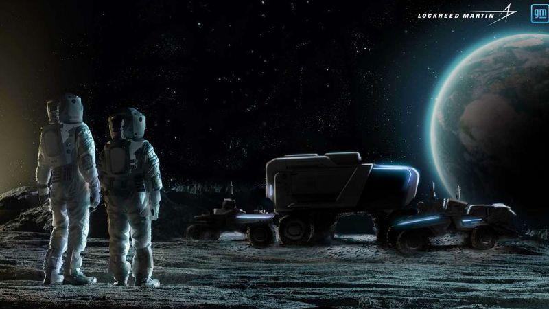 Concept art for the lunar buggy