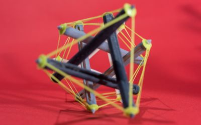 Researchers Create 3-D Printed Tensegrity Objects Capable of Dramatic Shape Change