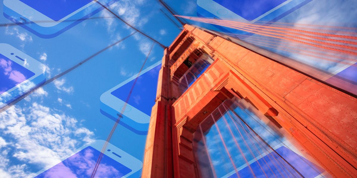 MIT researchers find data collected by mobile phones could be used to evaluate the structural integrity of bridges. Image: MIT News with images from iStockphoto