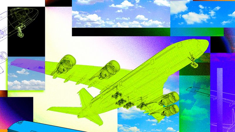 The new approach could help in the design and 3D printing of complex material structures like airplane wings. Image: Jose-Luis Olivares, MIT; iStock