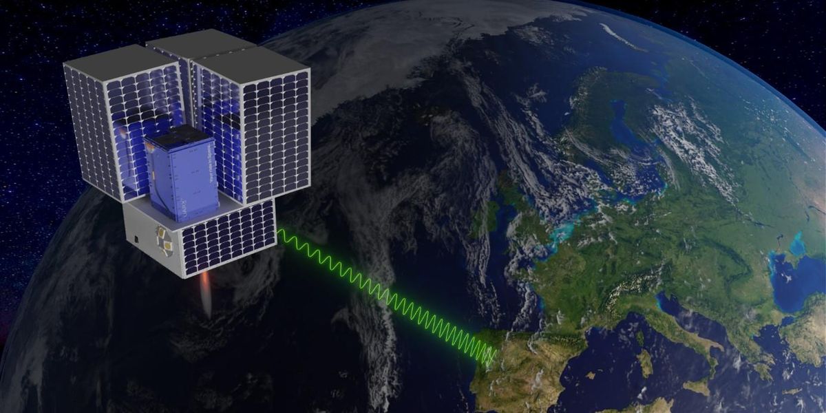 The OSSIE space­craft from UARX Space fea­tur­ing DLR ra­dio tech­nol­o­gy. Credit: DLR (CC BY-NC-ND 3.0)