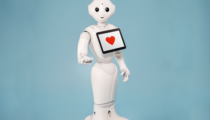 現状　Pepper 対話型ロボット SoftBank Robotics Softbank Pepper Robot