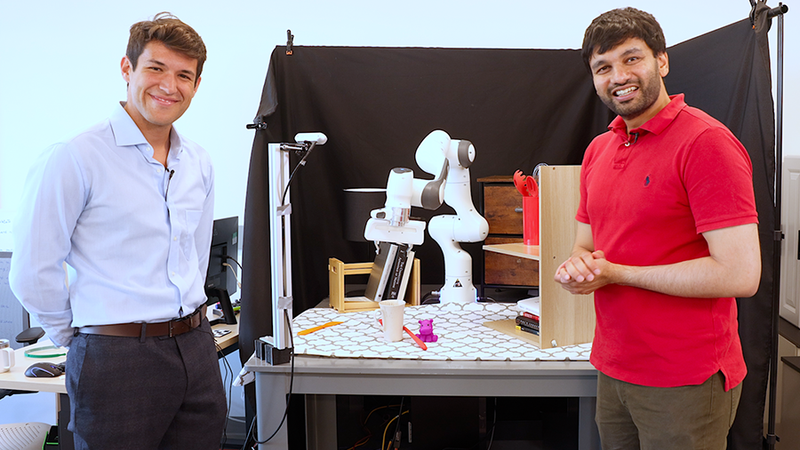 Precision home robots learn with real-to-sim-to-real