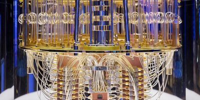 Quantum computing-powered artificial intelligence may help pave a cheaper, faster path for drug discovery. Pictured: the interior of an IBM Quantum computing system. Credit: IBM. All Rights Reserved.