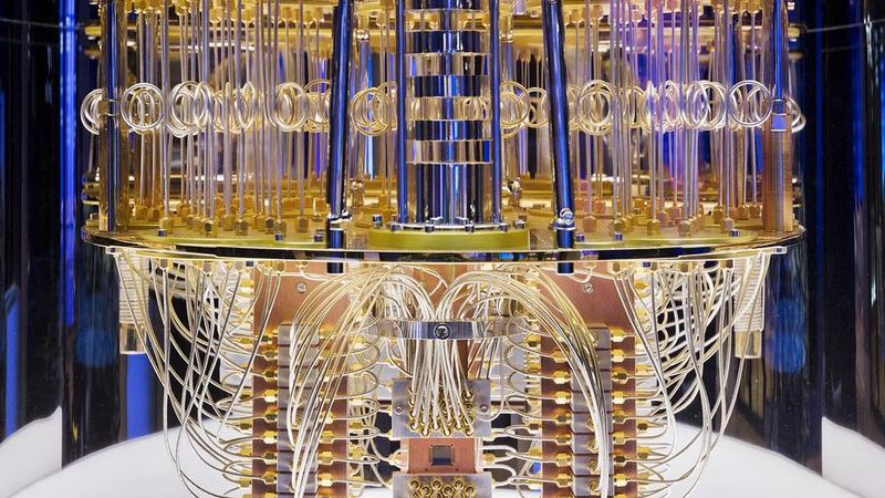 Quantum computing-powered artificial intelligence may help pave a cheaper, faster path for drug discovery. Pictured: the interior of an IBM Quantum computing system. Credit: IBM. All Rights Reserved.