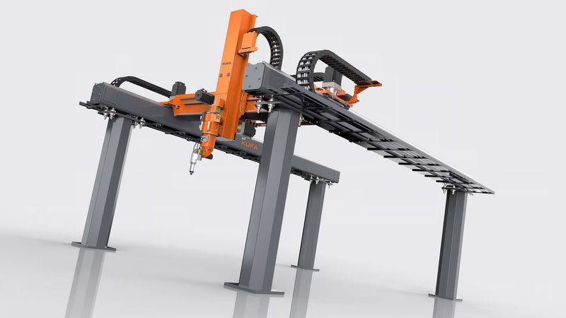 KUKA KR70 LP laser cutting gantry. Source: KUKA