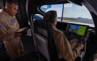 On the Fly: NASA Researchers Map Air Taxi Maneuvers in Simulator