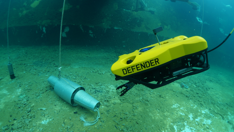 VideoRay underwater ROVs on board provide reliable autonomous navigation for hazardous US Navy missions