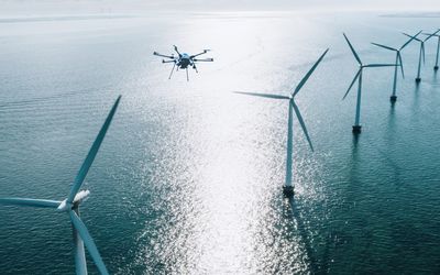 How Drones are Transforming Offshore Wind Turbine Inspections