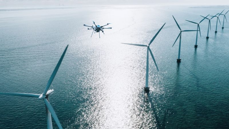 How Drones are Transforming Offshore Wind Turbine Inspections