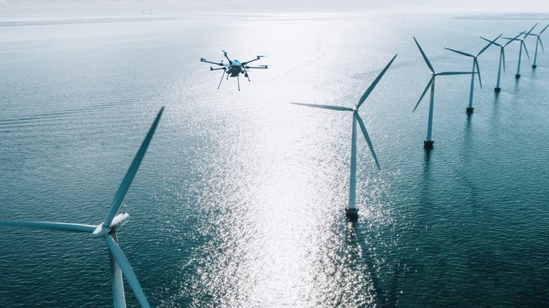 How Drones are Transforming Offshore Wind Turbine Inspections