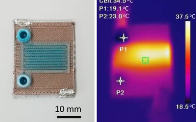 Scientists 3D print self-heating microfluidic devices