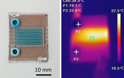 Scientists 3D print self-heating microfluidic devices