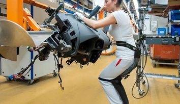 Could carbon fiber exoskeletons become common assistive wear for workers?