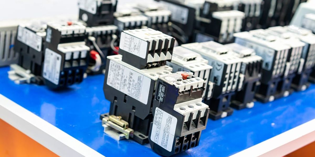 Contactors and relays for electric equipment motor control and industrial machines