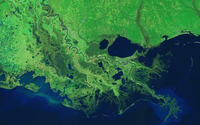 Satellites Help Scientists Track Dramatic Wetlands Loss in Louisiana