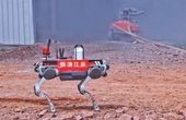 Emergency Mission 2024: DEEP Robotics' Robot Dog Scouts for Fire and Explosion Hazards