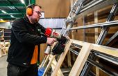 Pallet making machine produces pallets 8 minutes quicker