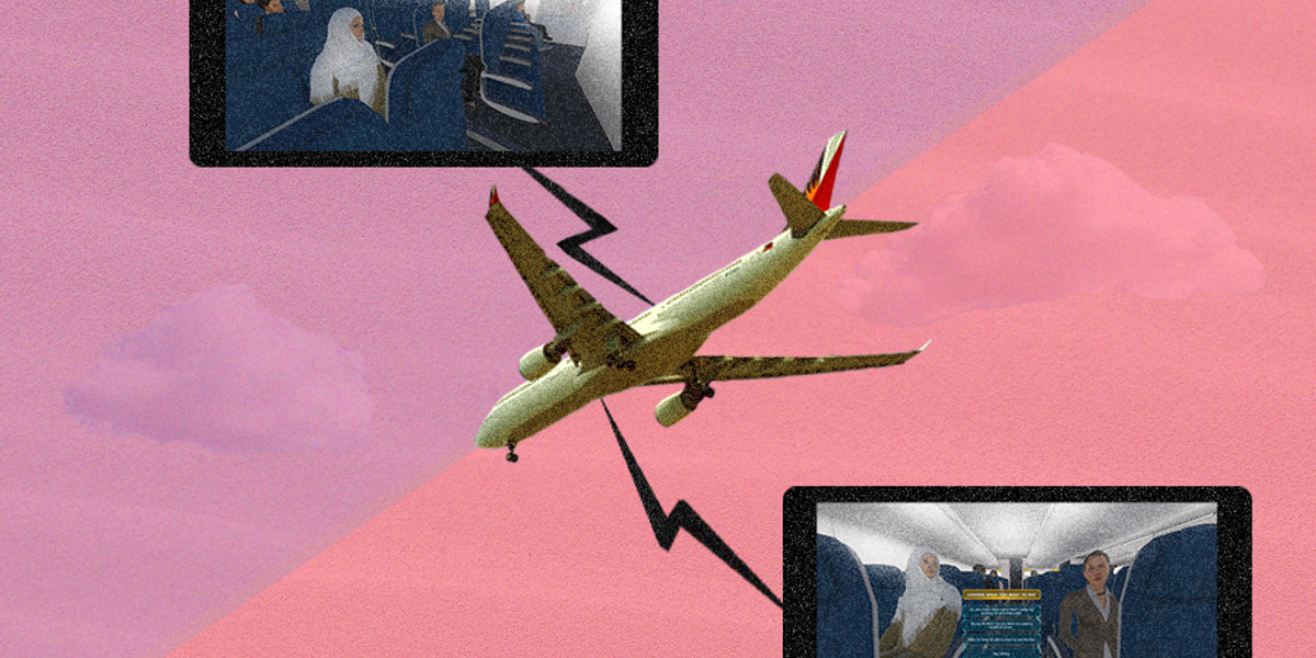Researchers designed and developed a virtual reality role-playing game called "On the Plane," which simulates in-group/out-group biases and enables players to engage in perspective-taking. Image: Alex Shipps/MIT CSAIL