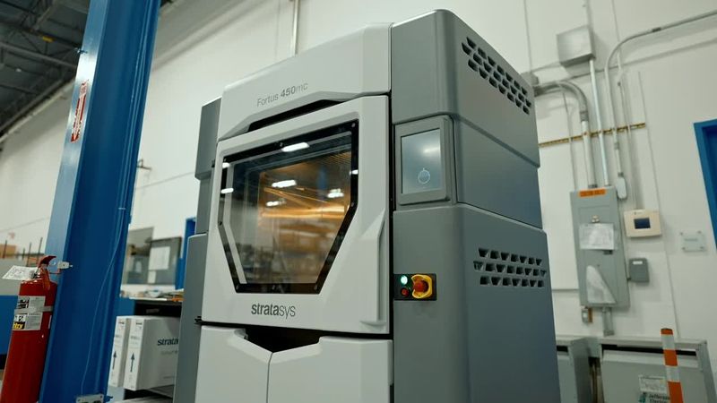 Machines like the Stratasys Fortus 450mc can process high-temp 3D printer filament (credit: Stratasys)