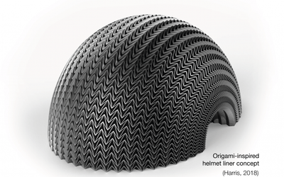 Control the collapse: Architected materials for impact absorption