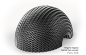 Control the collapse: Architected materials for impact absorption