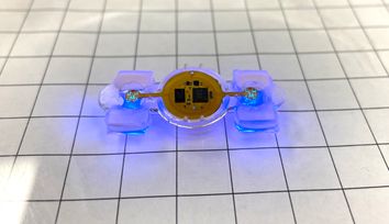Microelectronics give researchers a remote control for biological robots