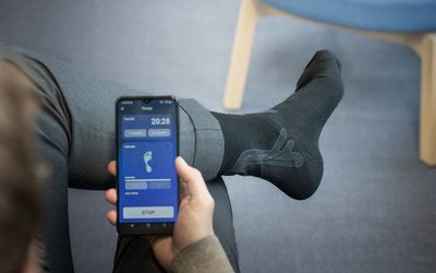 Smart socks that alleviate pain
