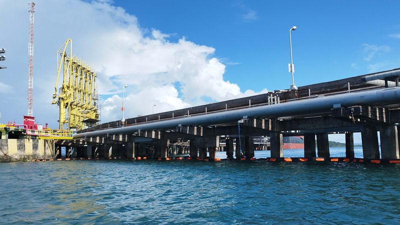 Oil & gas pipeline inspection conducted with underwater ROVs.