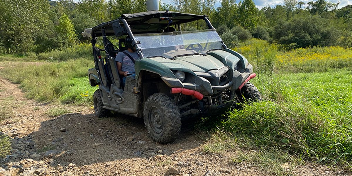CMU researchers took an ATV on wild rides to gather data that could be used to train self-driving vehicles to drive off road in the future.