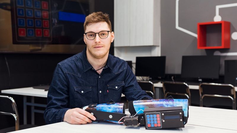 Artem Meinov. Photo by Dmitry Grigoryev / ITMO.NEWS
