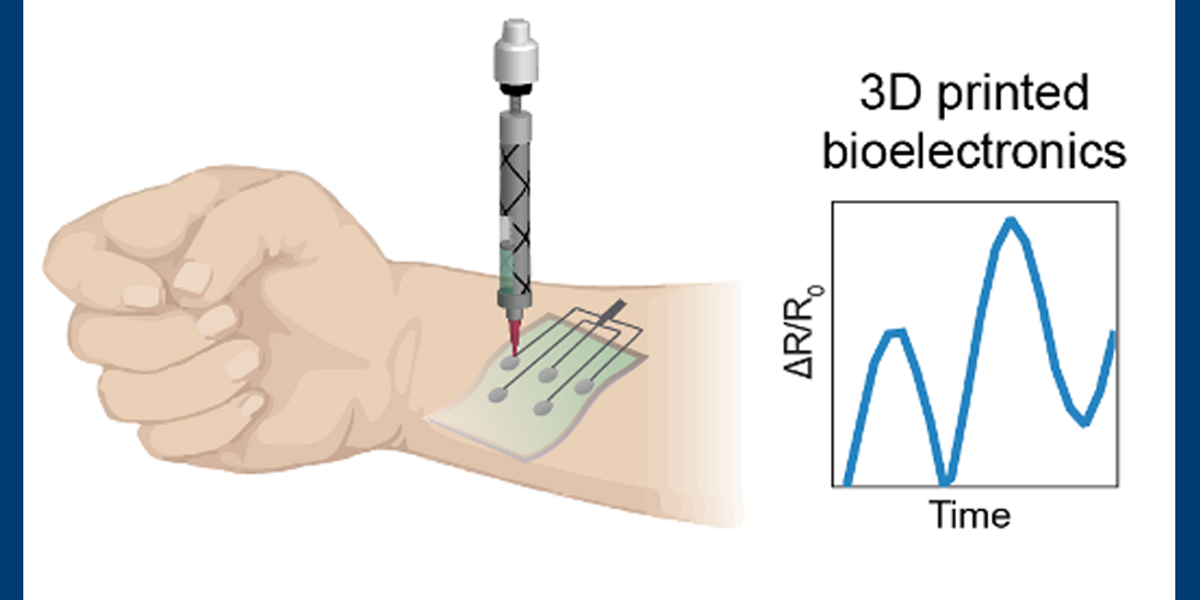 Researchers design new inks for 3D-printable wearable bioelectronics