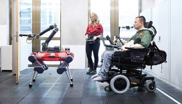How four-legged robots and smart belts help people overcome everyday barriers