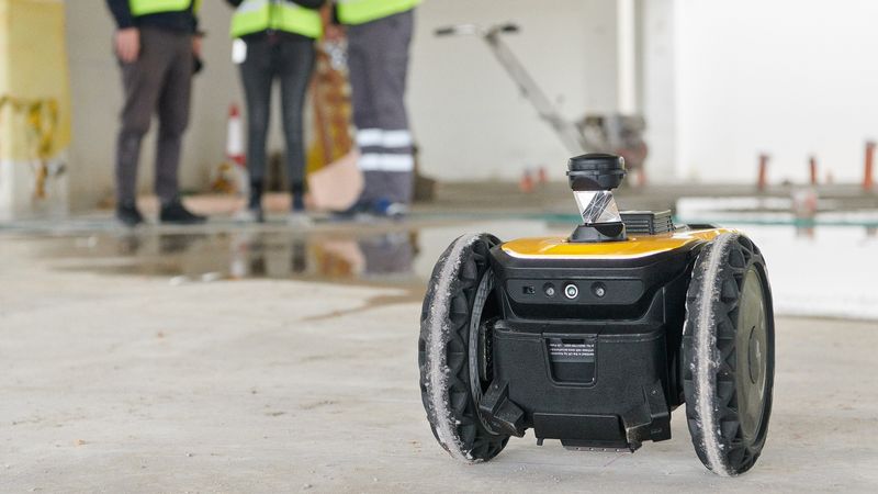 HP's mobile robot printer automates layout at construction sites