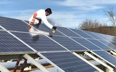 Spray-on coating could make solar panels snow-resistant