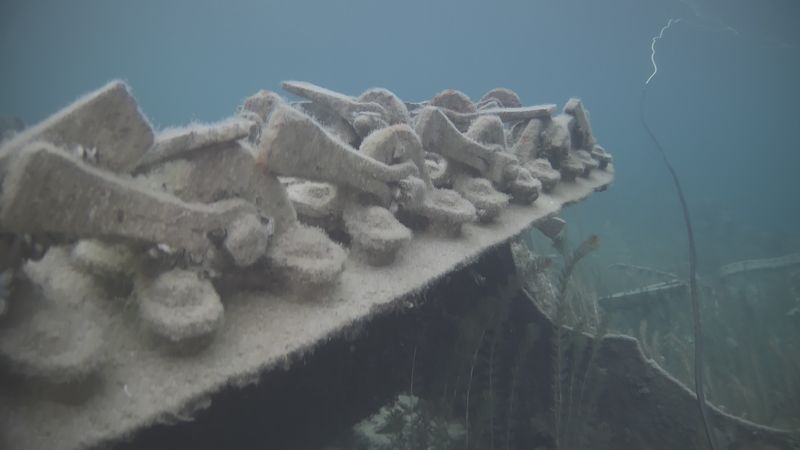 image of underwater shipwreck