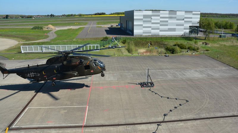 Dancing above the tarmac. Credit: DLR