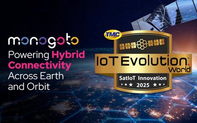 Monogoto Receives 2025 Satellite IoT Innovation Award from IoT Evolution World