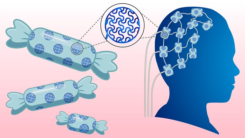 The natural sweetener D-sorbitol was used to improve conductive hydrogels for electronic implants, which are used to diagnose and treat a variety of diseases. | Image: Danielle Benavides/Texas A&M Engineering